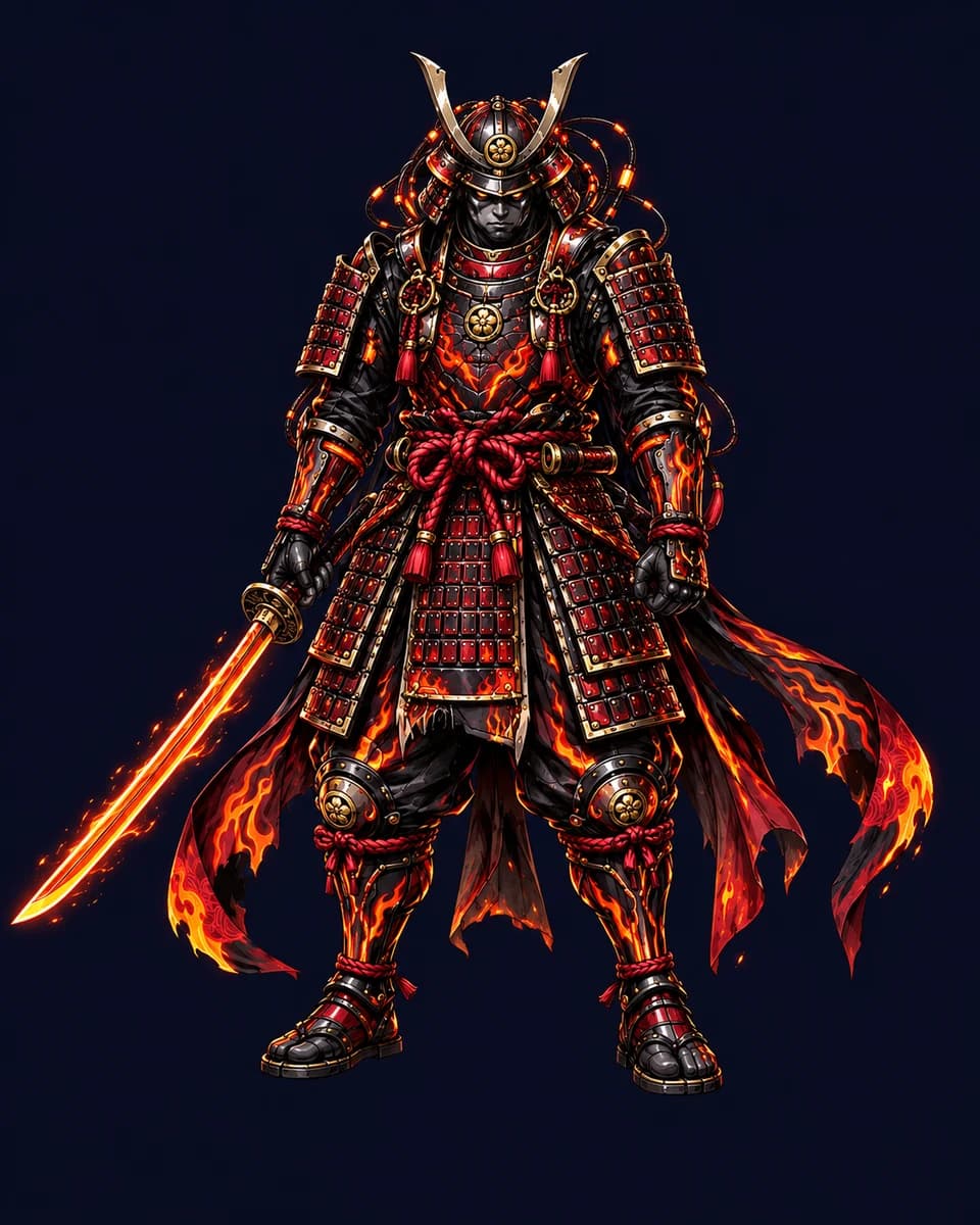 Flame Samurai
