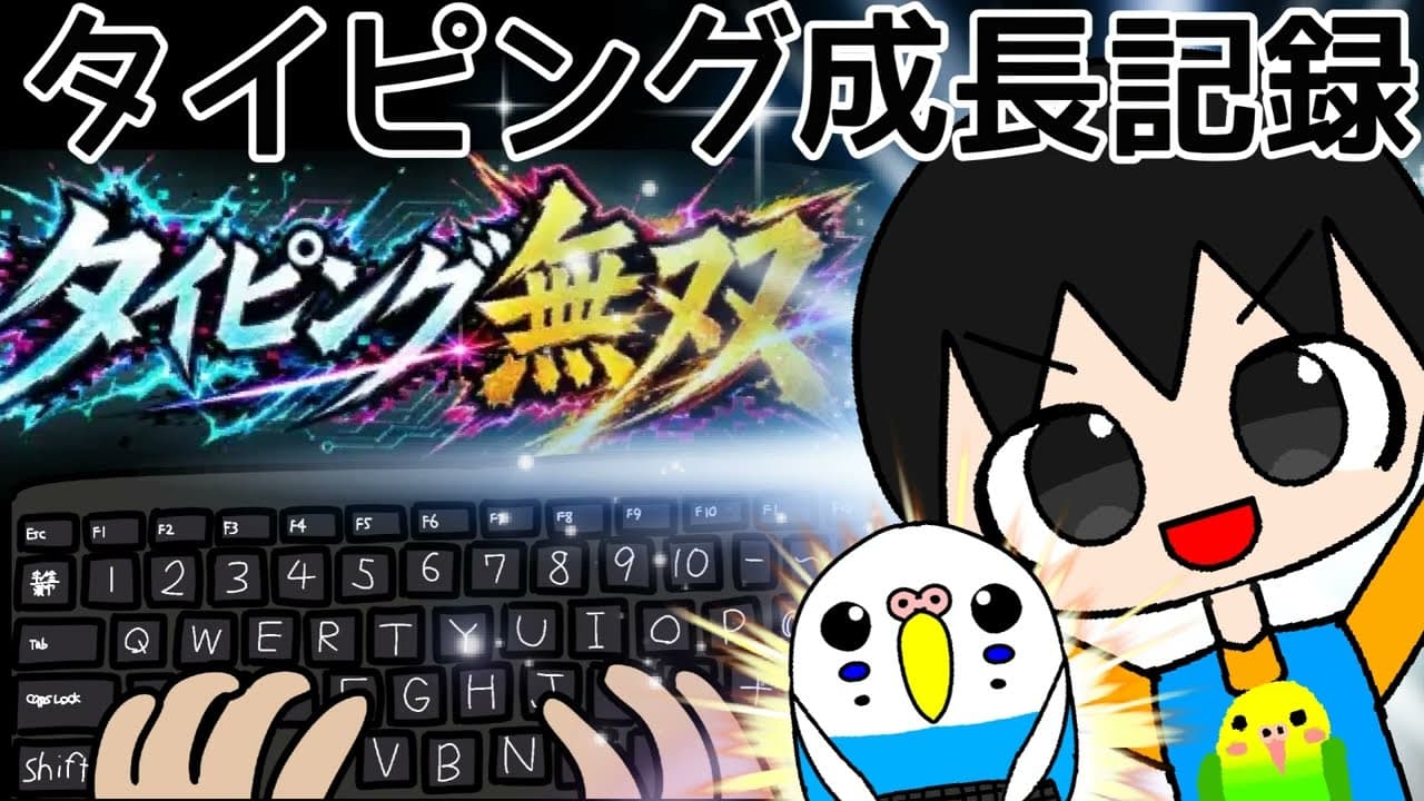 20 days of Typing Musou — the result, with a hands cam